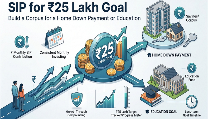 SIP for 25 lakh